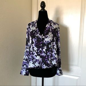 Printed Long Sleeve Blouse